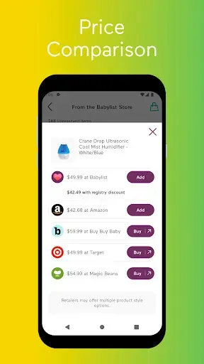Скриншот 4 — Babylist Baby Registry