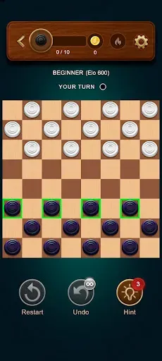 Скриншот 5 — Checkers: Classic Board Game
