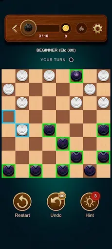 Скриншот 6 — Checkers: Classic Board Game