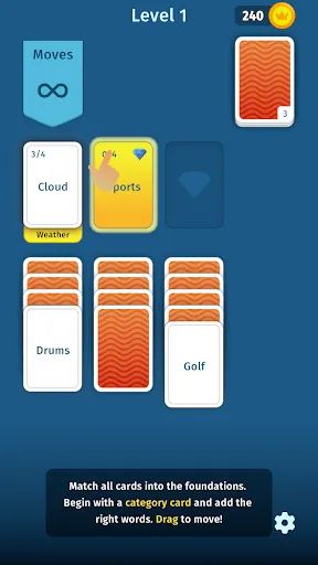 Скриншот 2 — Solitaire Word Match