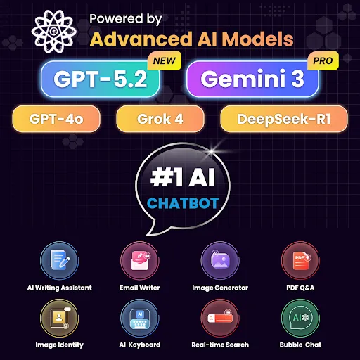Скриншот 1 — AI Chat : Chatbot & Assistant