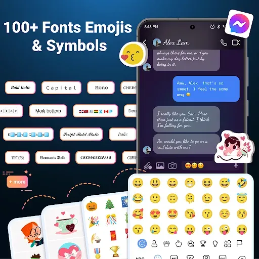 Скриншот 6 — AI Keyboard: Writer, Grammar