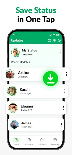 Скриншот 2 — Сохранить статус: Status Saver
