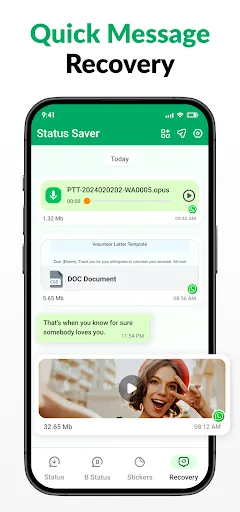 Скриншот 3 — Сохранить статус: Status Saver