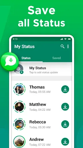 Скриншот 1 — Сохранить статус - Save Status