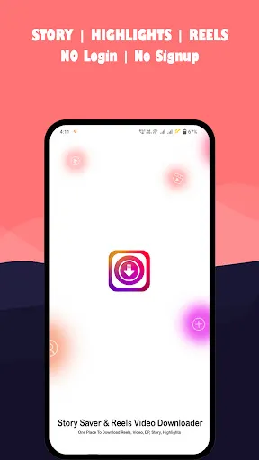 Скриншот 1 — Story Saver & Reels Downloader