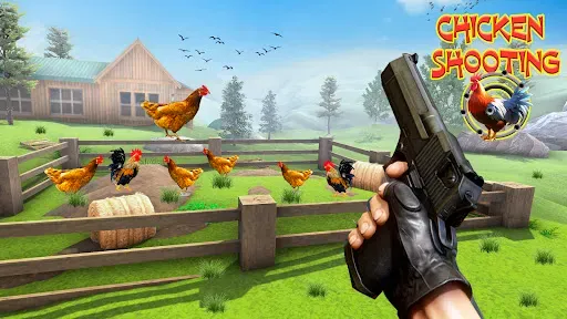 Скриншот 4 — Стрельба по Курам: Игры Охоты