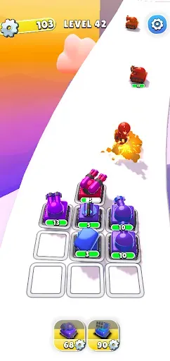Скриншот 1 — Epic Tank Wars: Merge Warzone