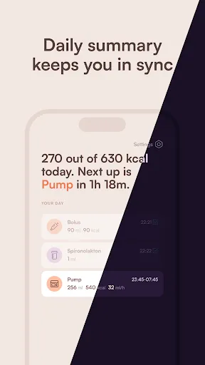 Скриншот 1 — Tubie - Tube Feeding Companion