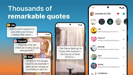 Скриншот 1 — Lessons in Life Quotes