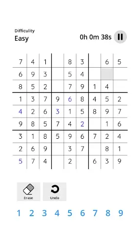 Скриншот 2 — Sudoku Classic