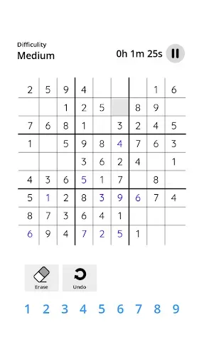 Скриншот 4 — Sudoku Classic