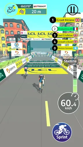Скриншот 3 — Tour de France Cycling Legends