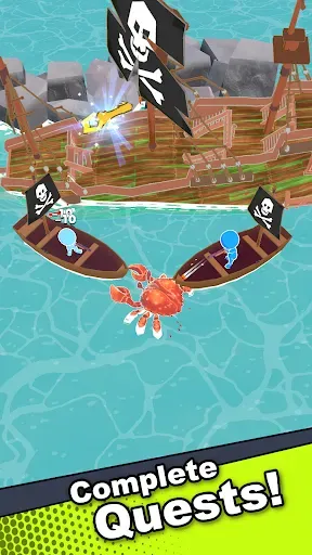 Скриншот 1 — Crab Life: RPG Survival