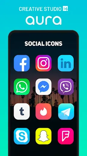 Скриншот 2 — Aura Icon Pack