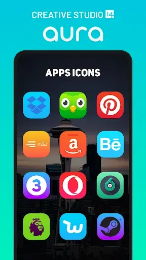 Скриншот 4 — Aura Icon Pack