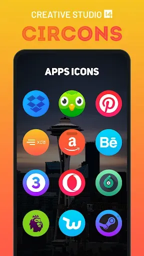 Скриншот 4 — Circons: Circle Icon Pack