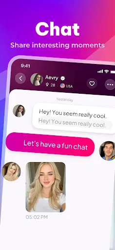 Скриншот 4 — Niko - Video Chat, Share Fun