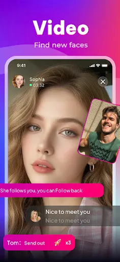 Скриншот 5 — Niko - Video Chat, Share Fun