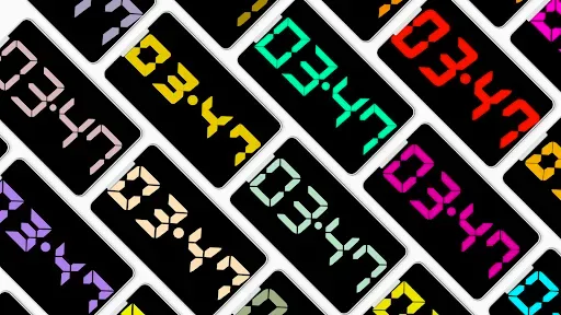 Скриншот 1 — Большие Цифровые Часы 7