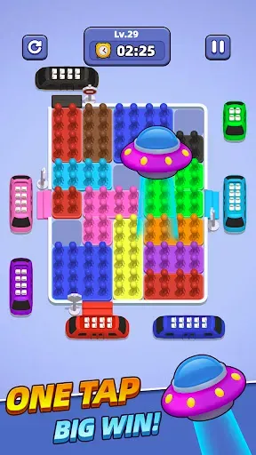 Скриншот 3 — Subway Sort - Block Puzzle Jam