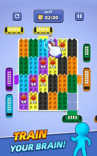 Скриншот 8 — Subway Sort - Block Puzzle Jam