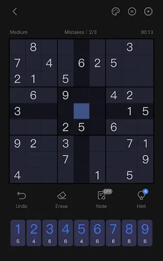 Скриншот 2 — Sudoku - Classic Sudoku Puzzle