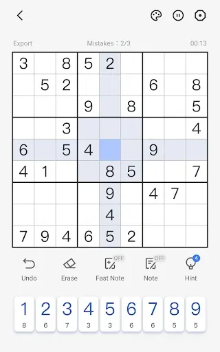 Скриншот 4 — Sudoku - Classic Sudoku Puzzle