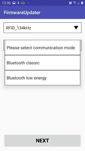 Скриншот 2 — Firmware updater