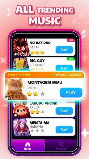 Скриншот 1 — Kpop Sing: Игра на фортепиано