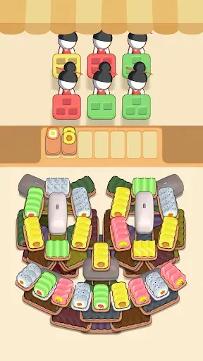 Скриншот 5 — Sushi Sort: суши игра