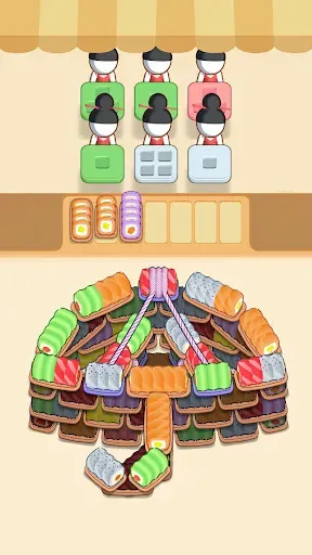 Скриншот 7 — Sushi Sort: суши игра