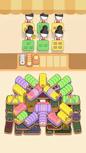 Скриншот 8 — Sushi Sort: суши игра