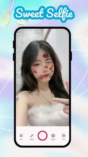 Скриншот 1 — Sweet Camera Selfie