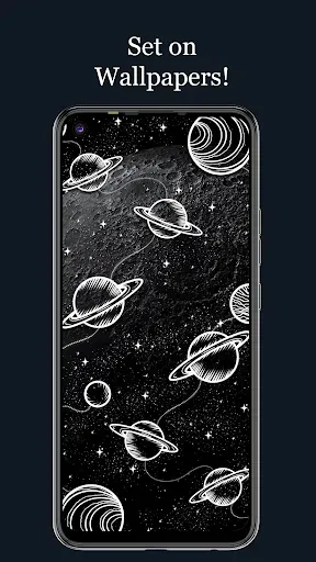 Скриншот 2 — Черные обои Wallpapers | HD 4K