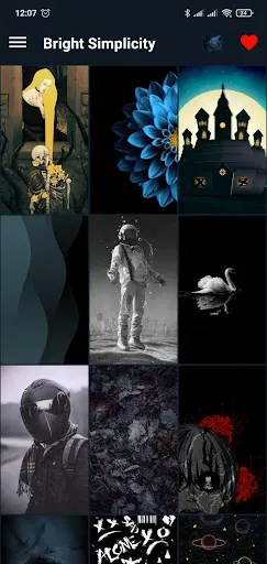 Скриншот 5 — Черные обои Wallpapers | HD 4K