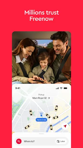 Скриншот 3 — Freenow by Lyft – taxi & more
