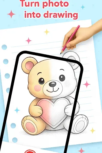 Скриншот 1 — AR Drawing & Sketch Art Trace