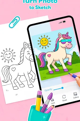 Скриншот 2 — AR Drawing & Sketch Art Trace
