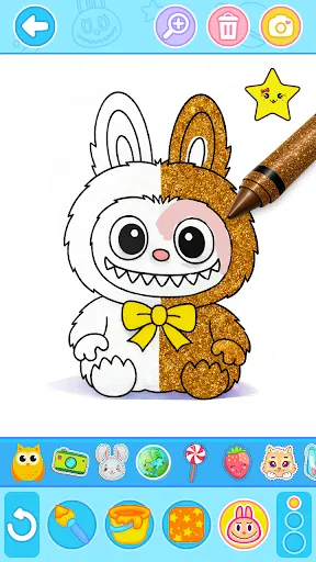 Скриншот 2 — Labubu Coloring Games for Kids