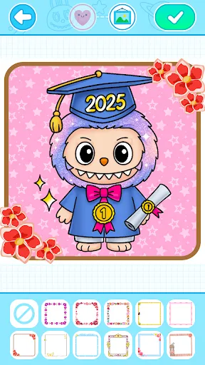 Скриншот 3 — Labubu Coloring Games for Kids