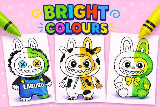 Скриншот 5 — Labubu Coloring Games for Kids