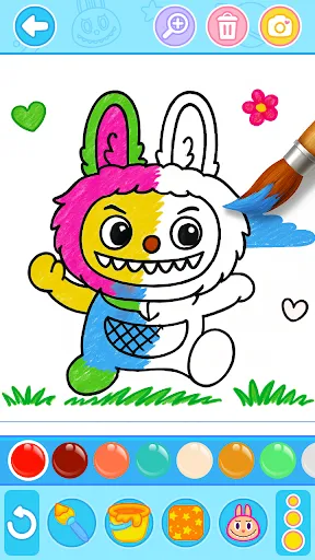 Скриншот 6 — Labubu Coloring Games for Kids