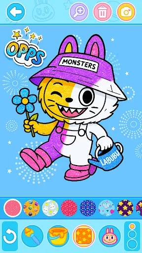 Скриншот 7 — Labubu Coloring Games for Kids