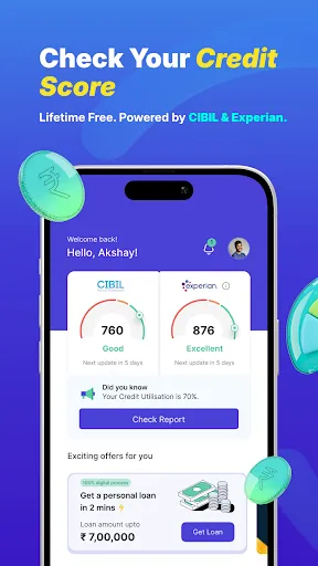 Скриншот 1 — OneScore: Credit Score App