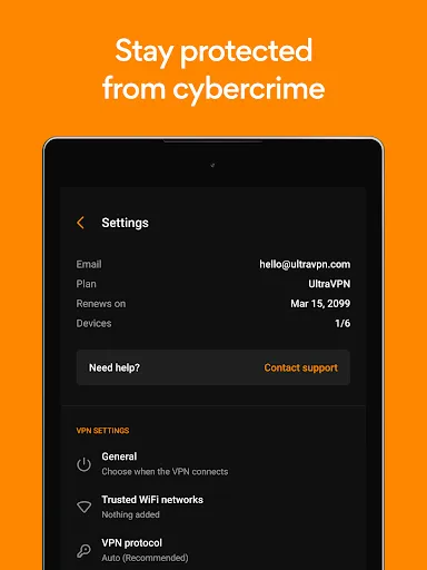 Скриншот 8 — Ультра VPN: прокси