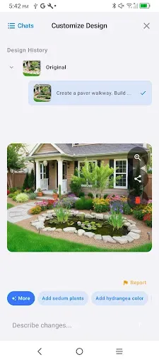 Скриншот 3 — DreamzAR - AI Landscape Design