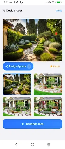 Скриншот 4 — DreamzAR - AI Landscape Design
