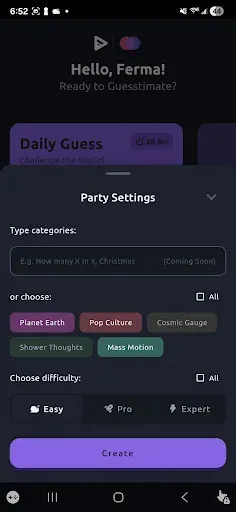 Скриншот 2 — Guesstimate: Not Trivia!