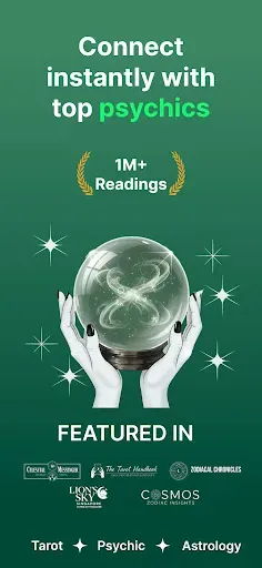 Скриншот 1 — Orb: Live Psychic Chat & Tarot